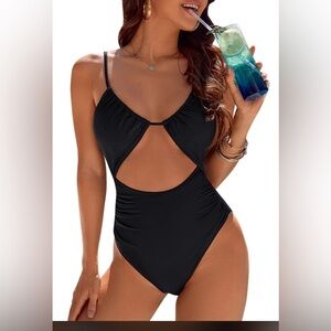 Black Monokini Swimsuit